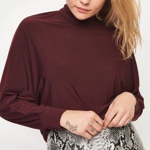 Dynamite Burgundy Blouse